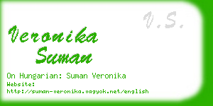 veronika suman business card